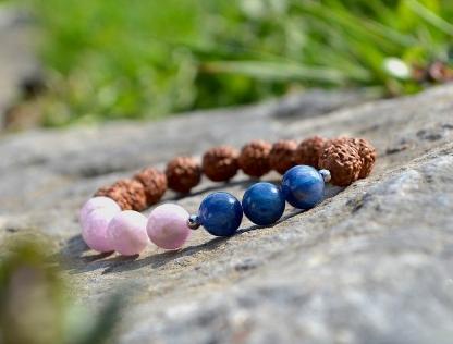 Ochranný náramek - Energie Kyanitu talisman náramek láska meditace štěstí energie přátelství buddha joga 