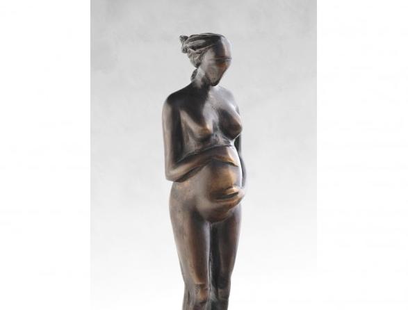 Tanečnice - bronzová socha,originál