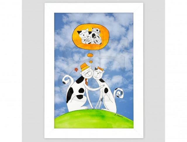 Tanečnice - bronzová socha,originál