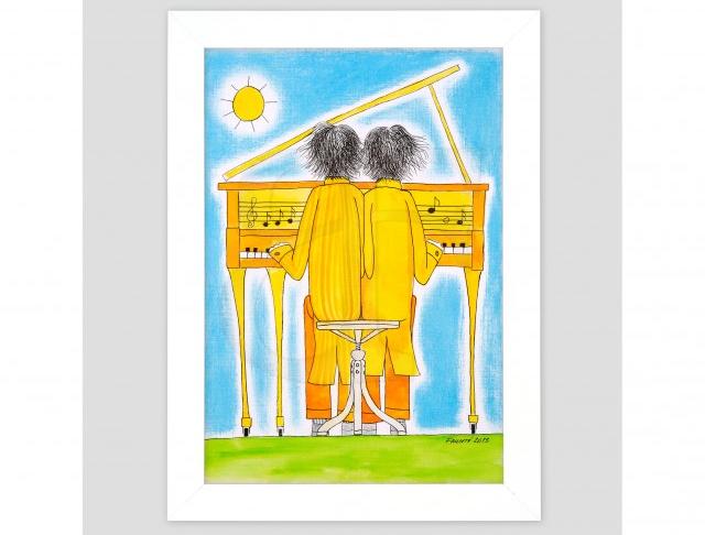 Tanečnice - bronzová socha,originál