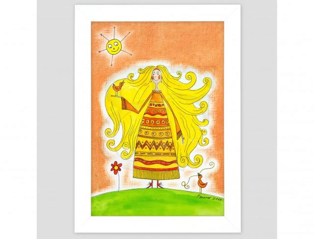 Tanečnice - bronzová socha,originál