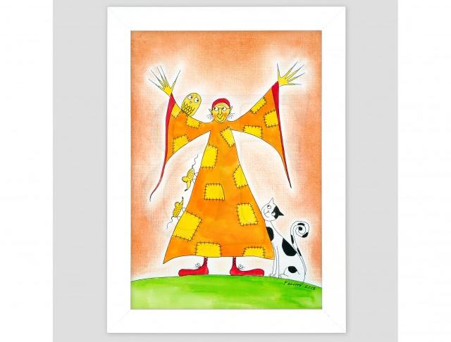 Tanečnice - bronzová socha,originál