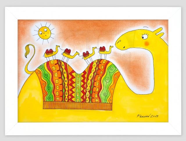 Tanečnice - bronzová socha,originál