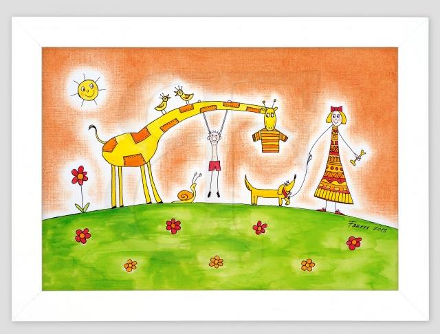 Tanečnice - bronzová socha,originál