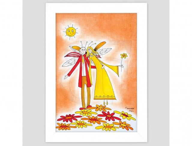 Tanečnice - bronzová socha,originál