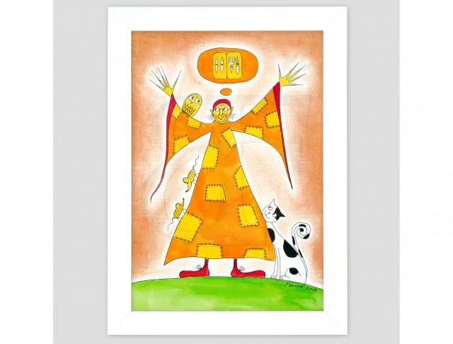 Tanečnice - bronzová socha,originál