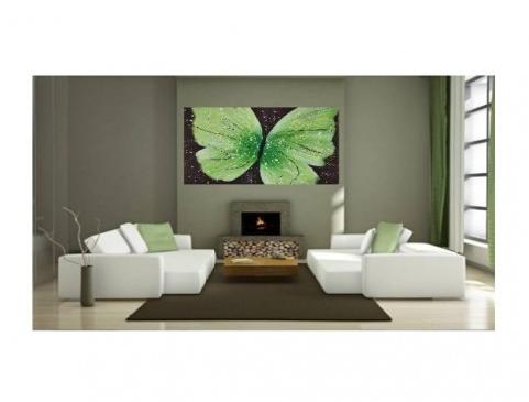 Tyrkysový obraz, abstrakce