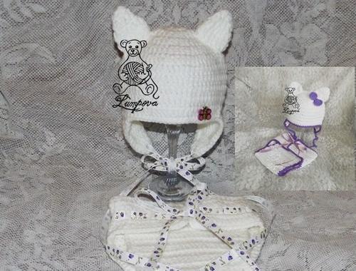 návod - čepička pro miminko