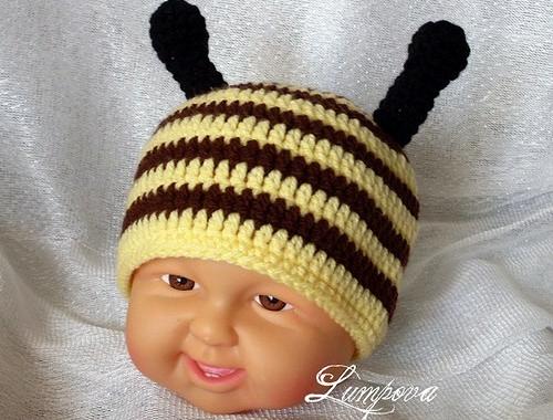 návod - čepička pro miminko