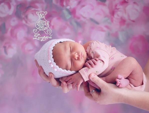 návod - čepička pro miminko