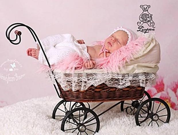 návod - čepička pro miminko