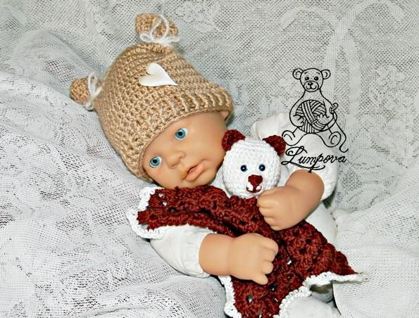 návod - čepička pro miminko