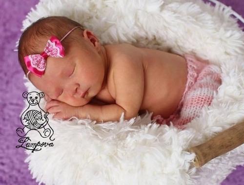 návod - čepička pro miminko