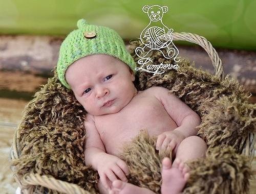 návod - čepička pro miminko