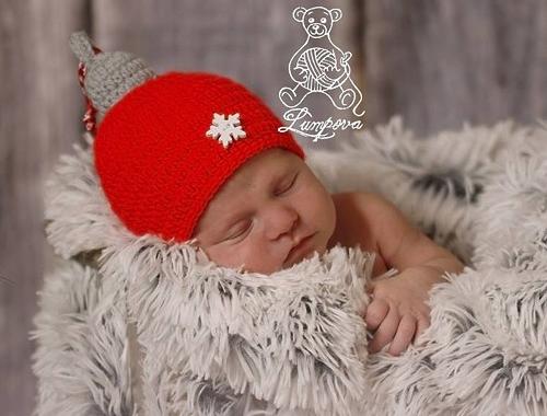 návod - čepička pro miminko