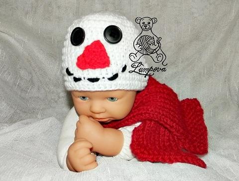 návod - čepička pro miminko