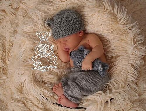 návod - čepička pro miminko