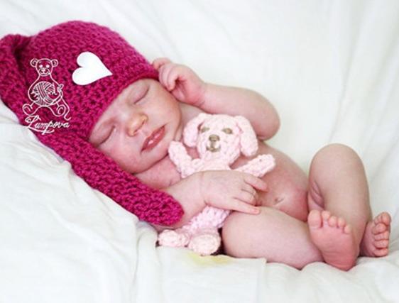 návod - čepička pro miminko