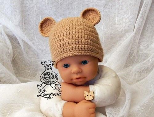 návod - čepička pro miminko