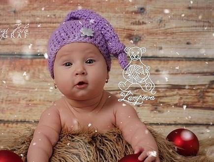 návod - čepička pro miminko