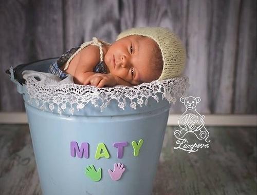 návod - čepička pro miminko