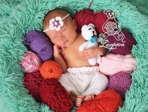 návod - čepička pro miminko