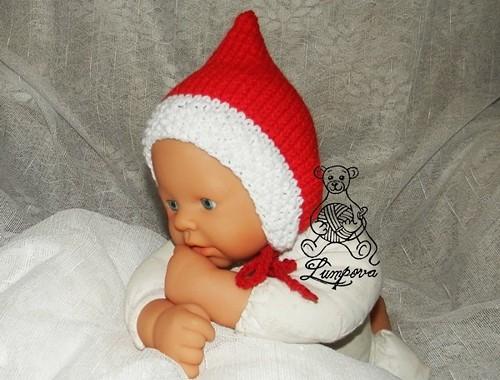 návod - čepička pro miminko