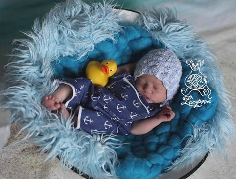 návod - čepička pro miminko