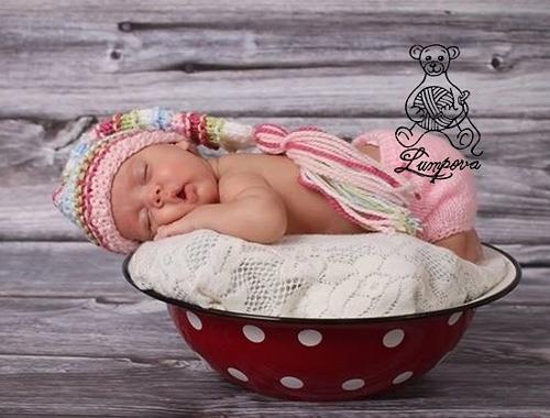 návod - čepička pro miminko