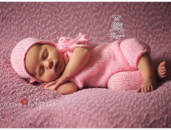 návod - čepička pro miminko