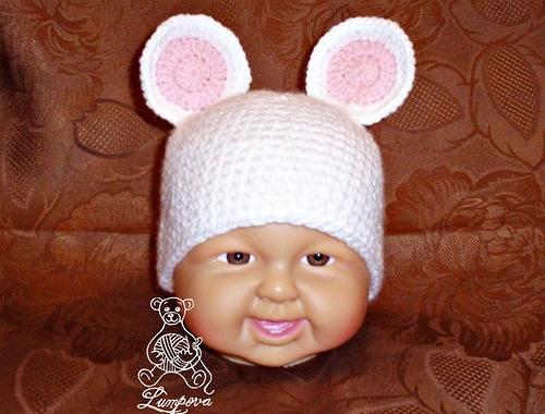 návod - čepička pro miminko