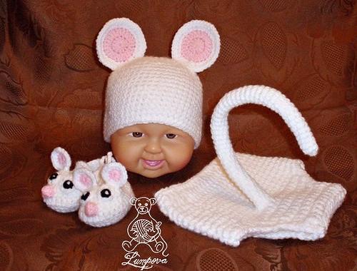 návod - čepička pro miminko