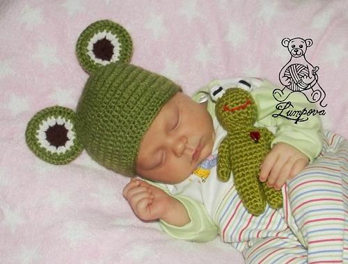 návod - čepička pro miminko