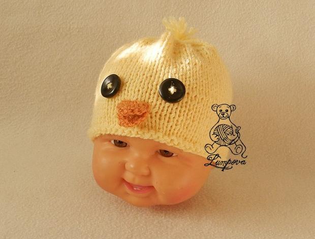 návod - čepička pro miminko