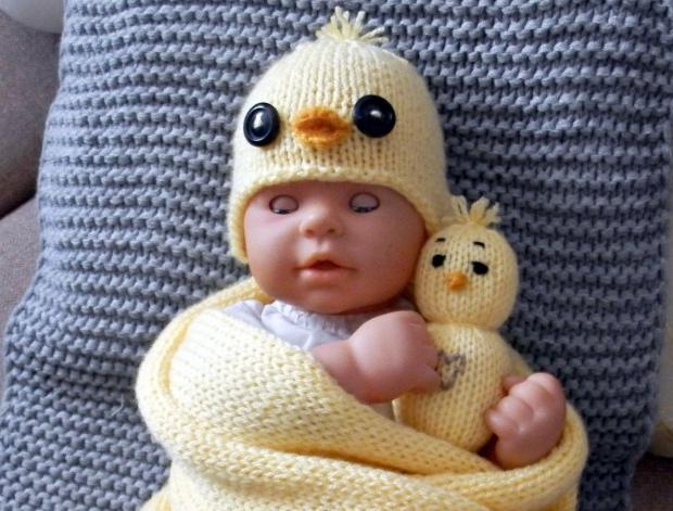 návod - čepička pro miminko