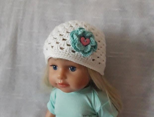 návod - čepička pro miminko