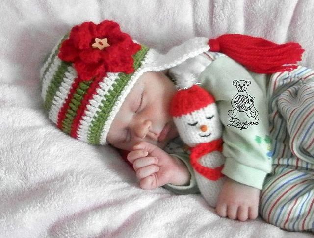 návod - čepička pro miminko