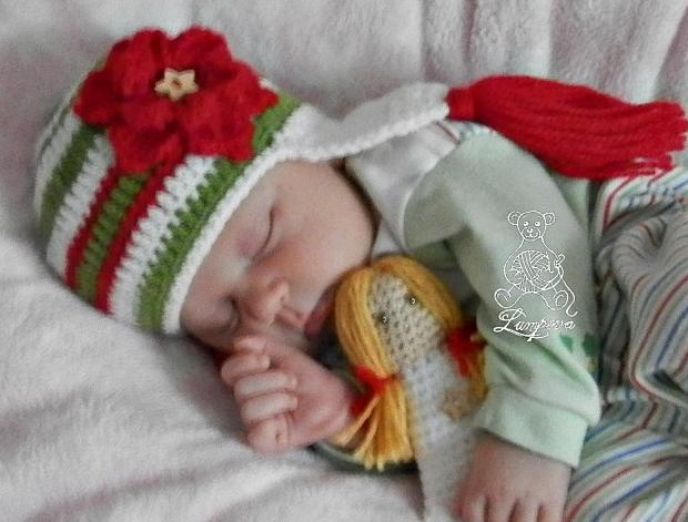 návod - čepička pro miminko