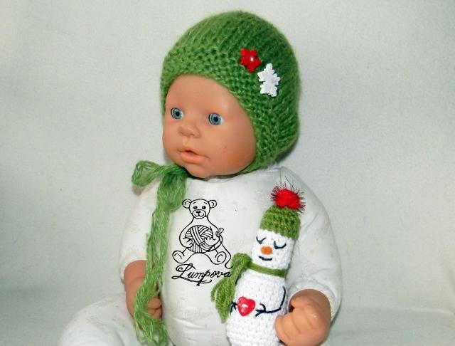 návod - čepička pro miminko