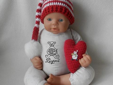 návod - čepička pro miminko