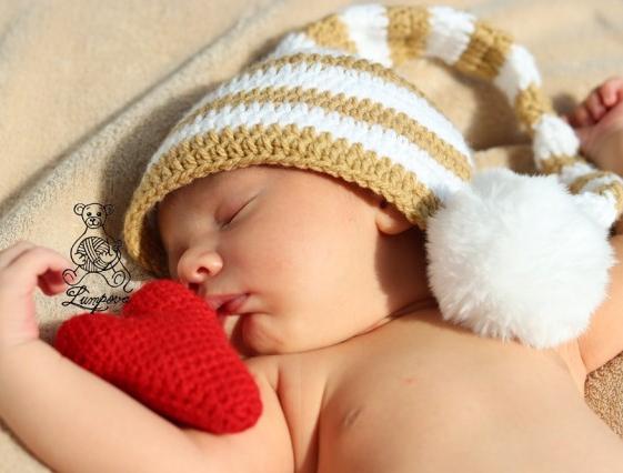 návod - čepička pro miminko