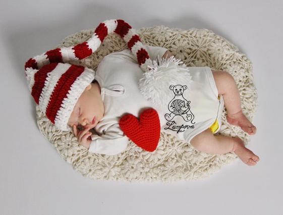 návod - čepička pro miminko