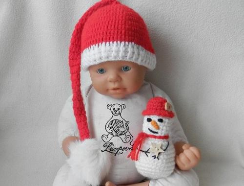 návod - čepička pro miminko