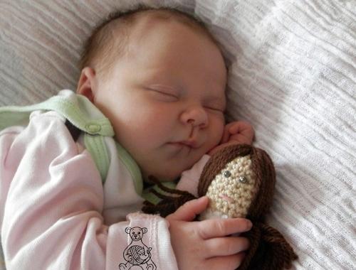 návod - čepička pro miminko