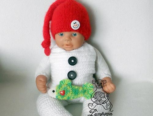 návod - čepička pro miminko