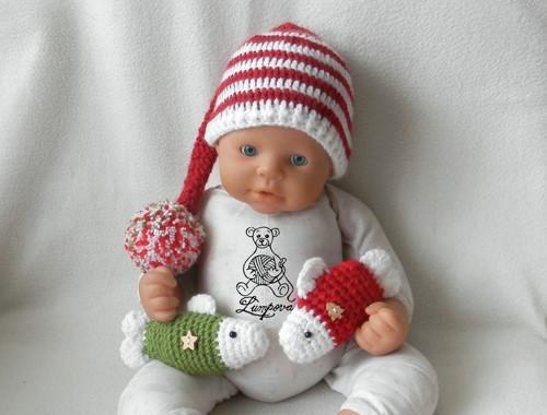 návod - čepička pro miminko