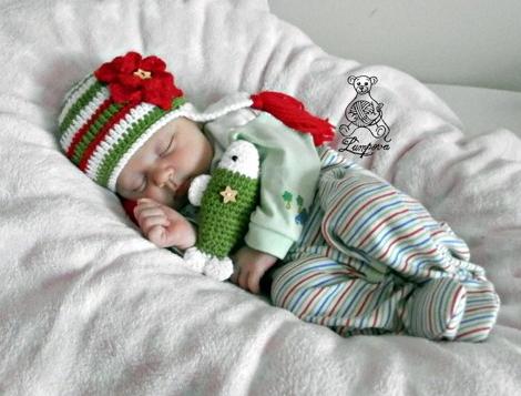 návod - čepička pro miminko