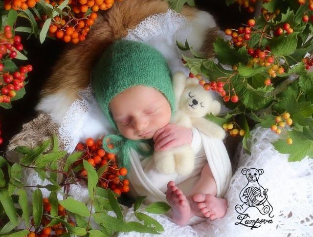 návod - čepička pro miminko