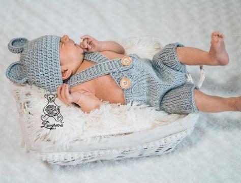 návod - čepička pro miminko