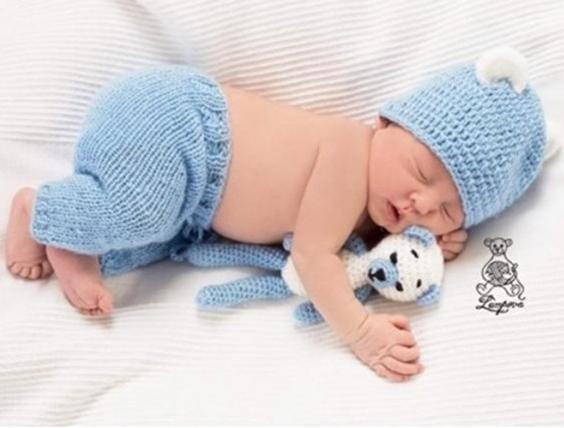 návod - čepička pro miminko